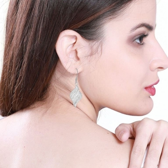 Sterling Silver Bohemian Style Dangle Earrings - Picture 4 of 4